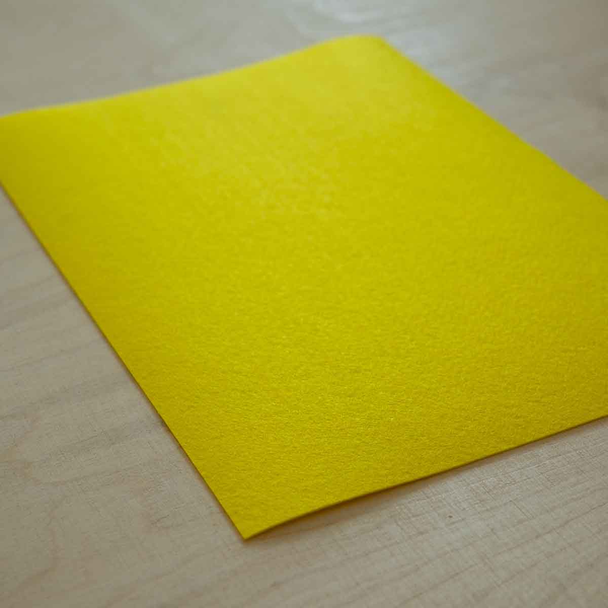 Solitone - koreanischer Hartfilz 1,2mm 20x30cm | 820 gelb