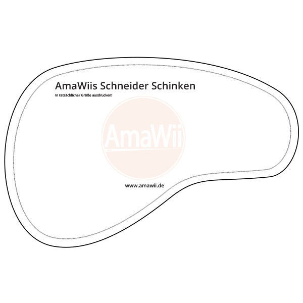 AmaWiis Schneider Schinken - Schnittmuster