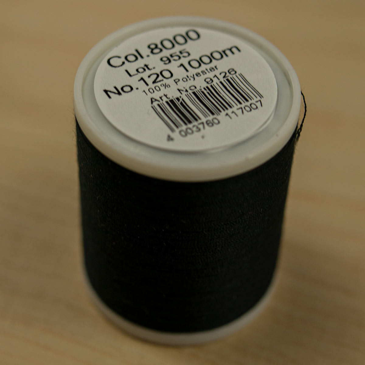 Madeira Aerofil No.120 - Farbe 8000 schwarz - 1000m