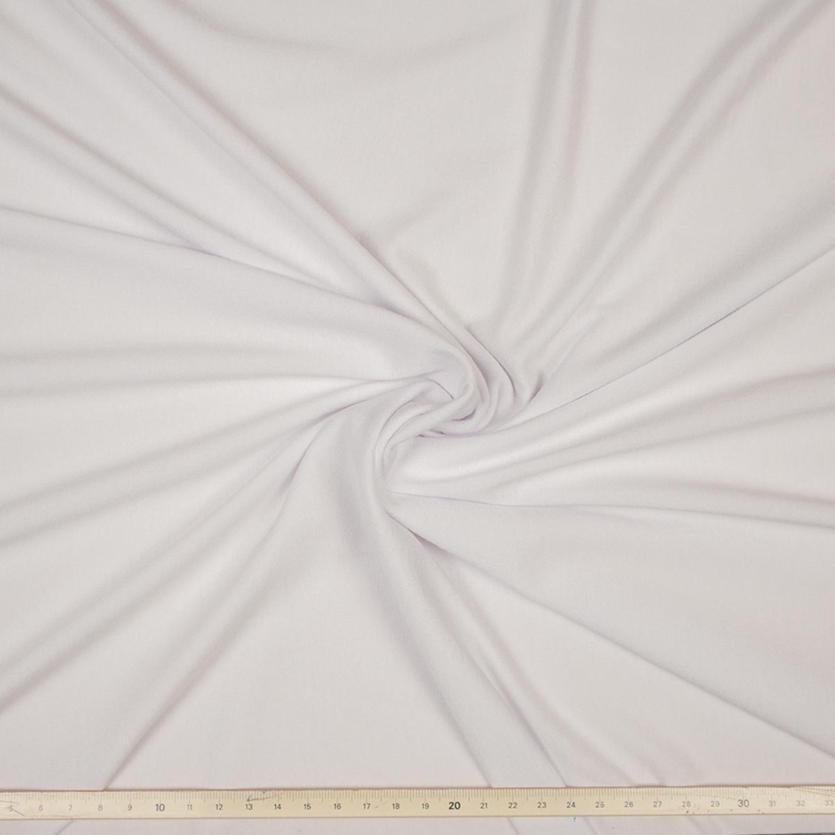 Jersey Unicolor elastisch - Öko Tex - weiß