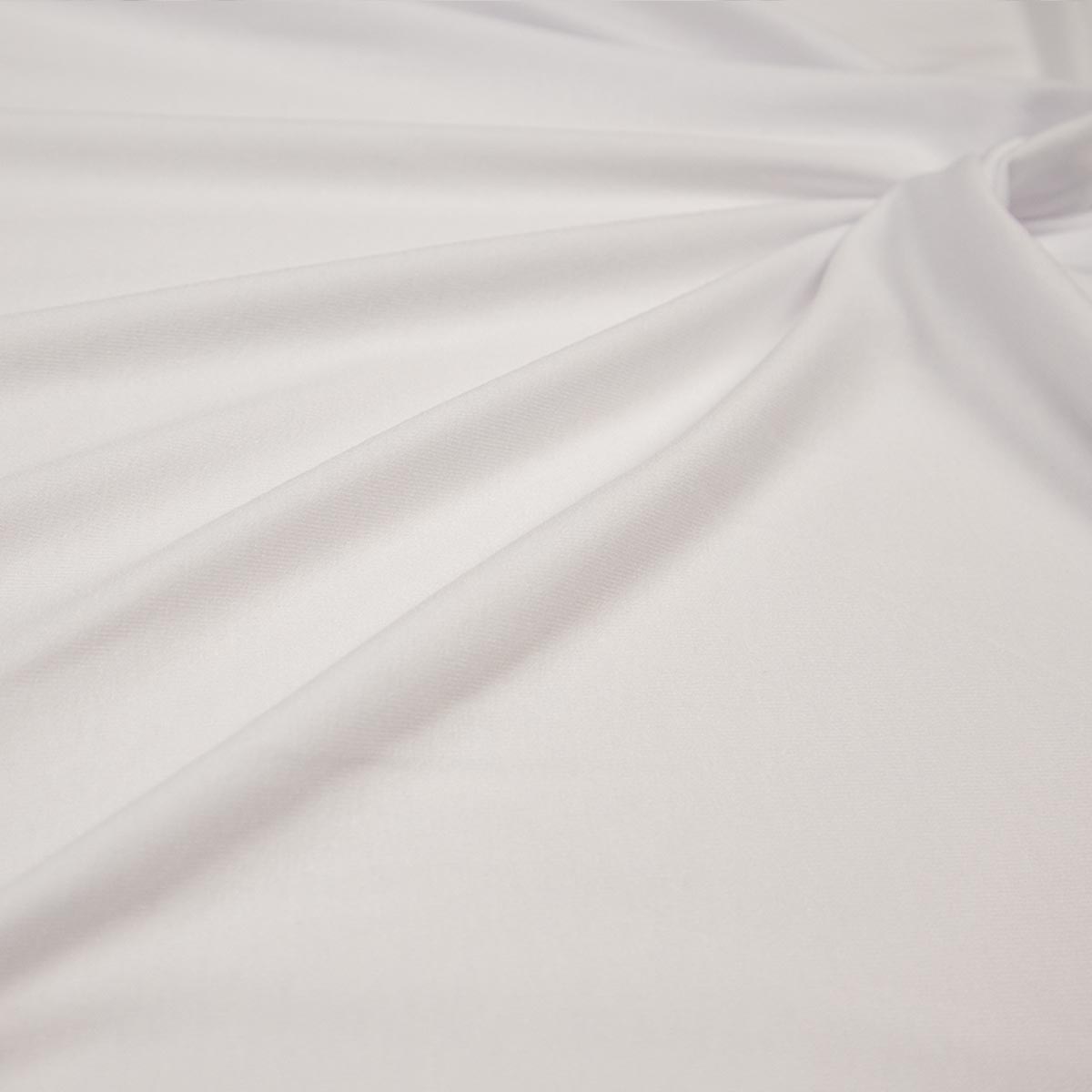 Jersey Unicolor elastisch - Öko Tex - weiß