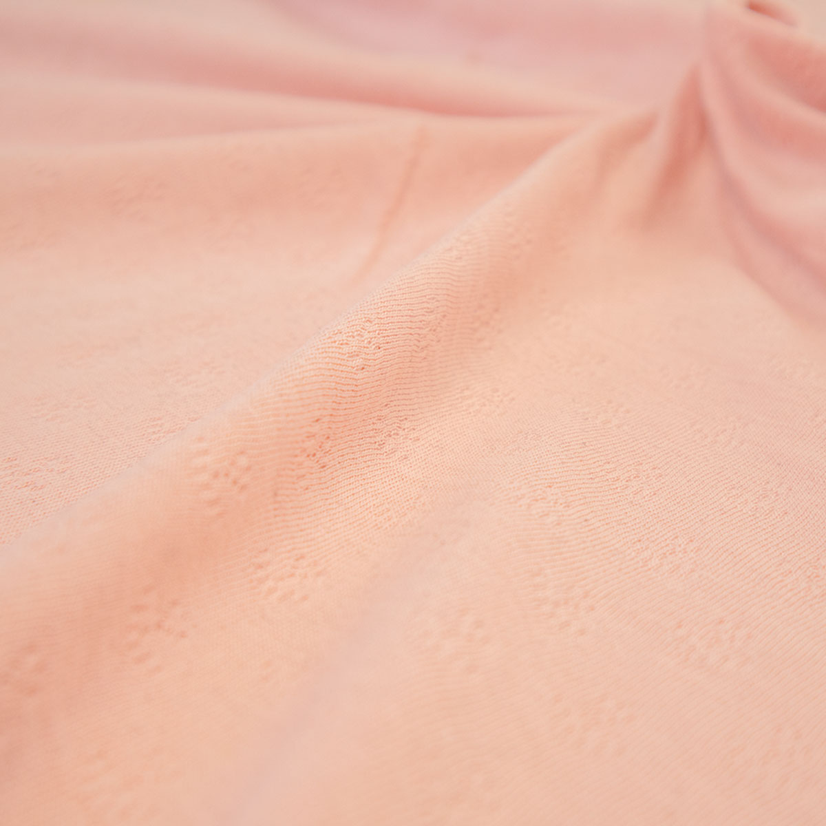 Jacquard Jersey in aprikose