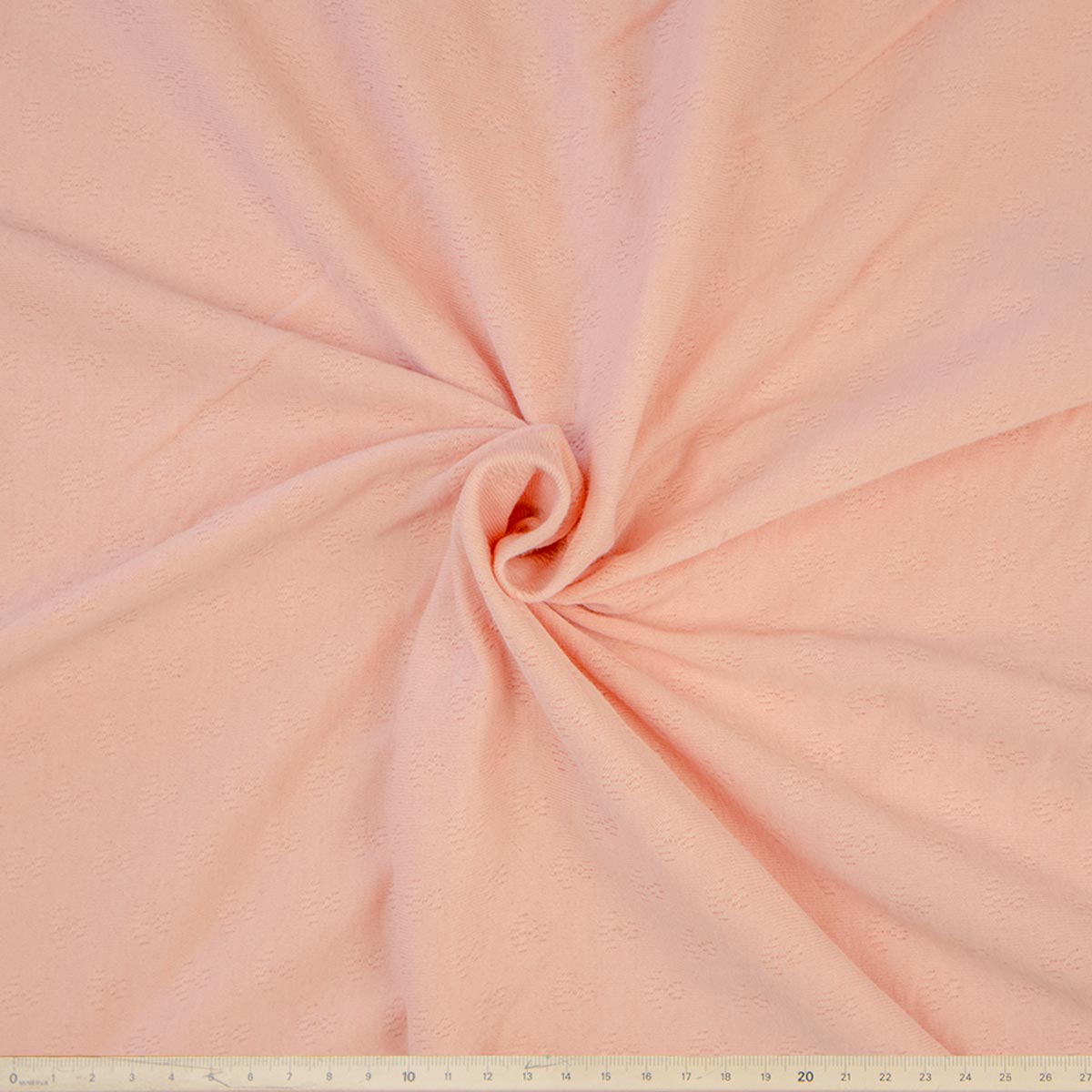 Jacquard Jersey in aprikose