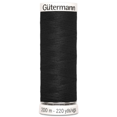 Gütermann Allesnäher - 200m - schwarz (Col 000)