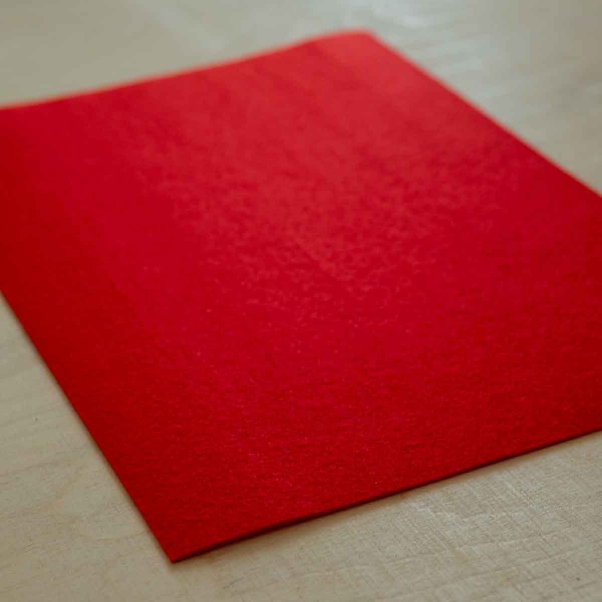 Solitone - koreanischer Hartfilz 1,2mm 20x30cm | 911 rot