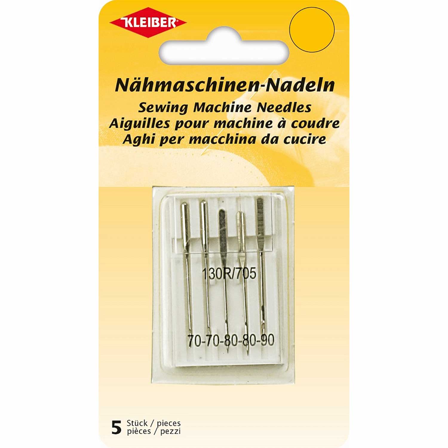 Kleiber - Nähmaschinennadeln 70 - 90 (130R/705)